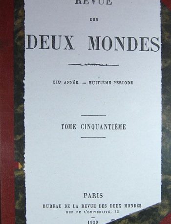 Revue Des Deux Mondes / Tome Cinquantieme (6-D-5)