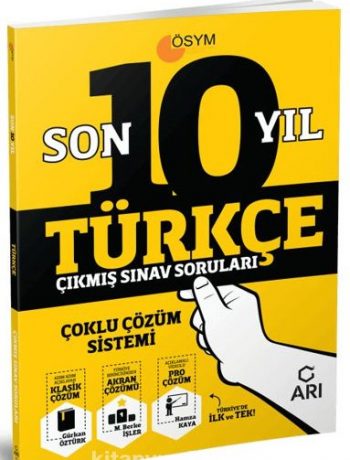 Son On Yıl Çıkmış Türkçe Sınav Soruları