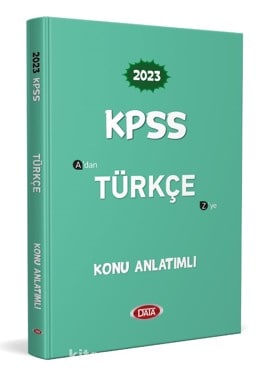 2023 KPSS Türkçe  Konu Anlatımlı