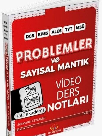 DGS KPSS ALES TYT MSÜ Problemler ve Sayısal Mantık Video Ders Notları