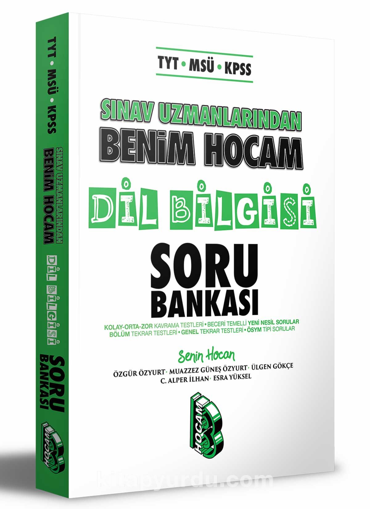 TYT - MSÜ - KPSS Sınav Uzmanlarından Dil Bilgisi Soru Bankası