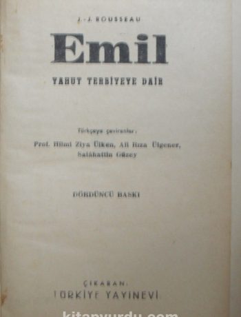 Emil Yahut Terbiyeye Dair (Kod:6-I-1)