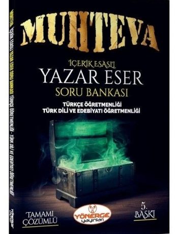 ÖABT Türkçe-Edebiyat Muhteva Yazar Eser Soru Bankası Tamamı Çözümlü