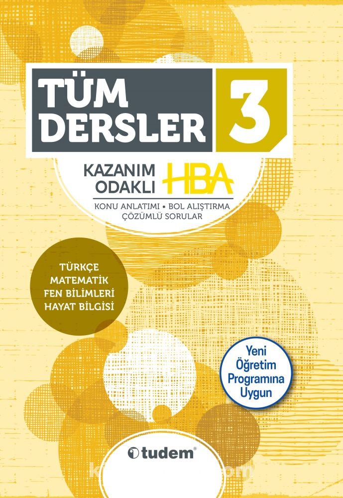 3. Sınıf Tüm Dersler Kazanım Odaklı HBA