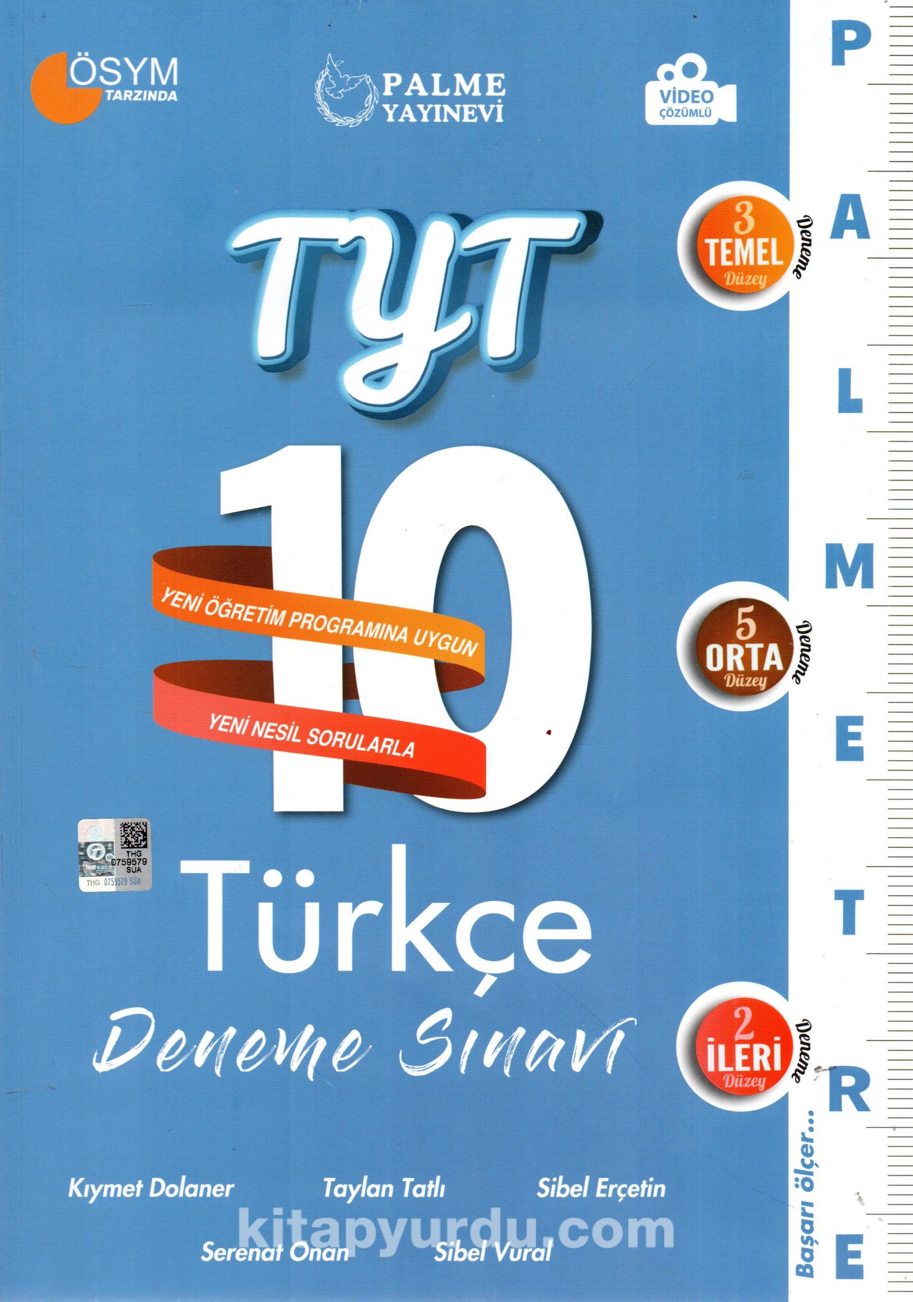 TYT Türkçe Palmetre 10'lu Deneme Sınavı