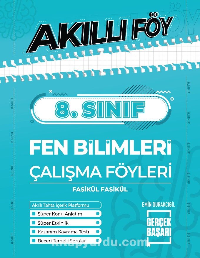 8. Sınıf Akıllı Föy Fen Bilimleri Çalışma Föyleri Fasikül Fasikül