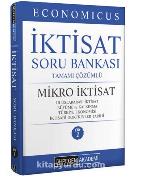 KPSS A Grubu Economicus Mikro İktisat Tamamı Çözümlü Soru Bankası (cilt 1)