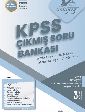 İmtiyaz KPSS Çıkmış Soru Bankası
