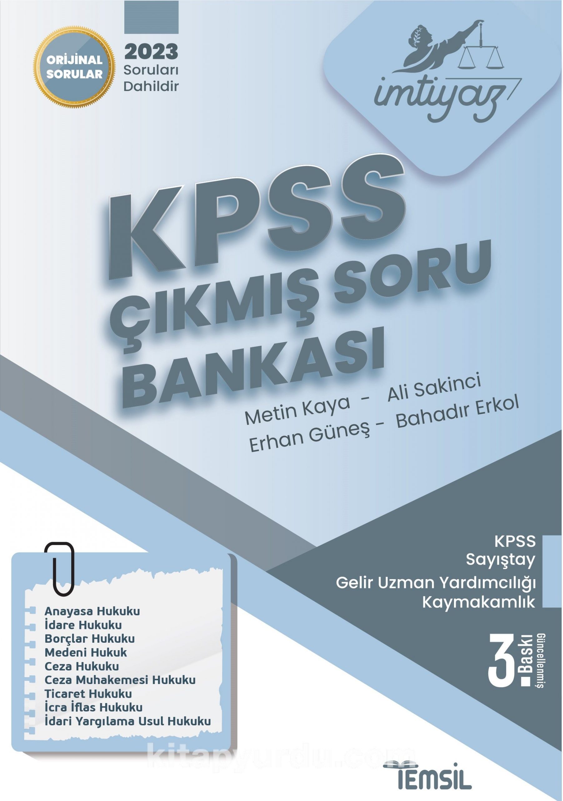 İmtiyaz KPSS Çıkmış Soru Bankası