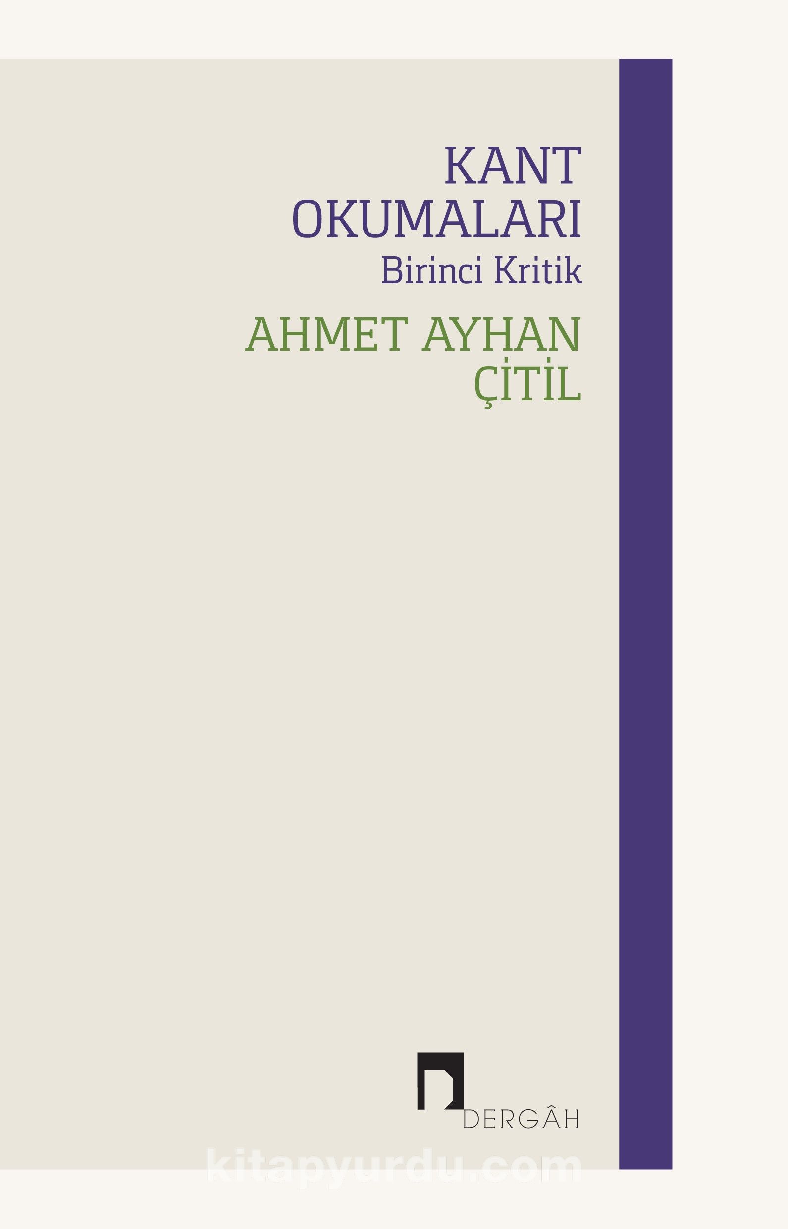 Kant Okumaları & Birinci Kritik