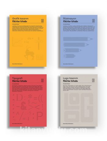 Tasarım Fikirler Kitapları (4 Kitap) & 40 Ustadan İlhamlar
