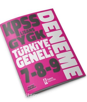 2023 KPSS Lisans GYGK Türkiye Geneli Deneme Seti 7-8-9