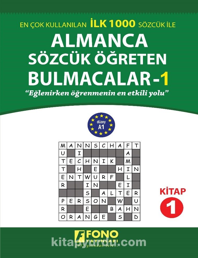 Almanca Sözlük Öğreten Bulmacalar