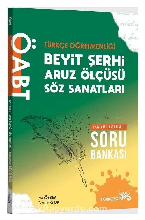 TV ÖABT Türkçe Öğretmenliği Beyit Şerhi-Aruz Ölçüsü-Söz Sanatları Soru Bankası