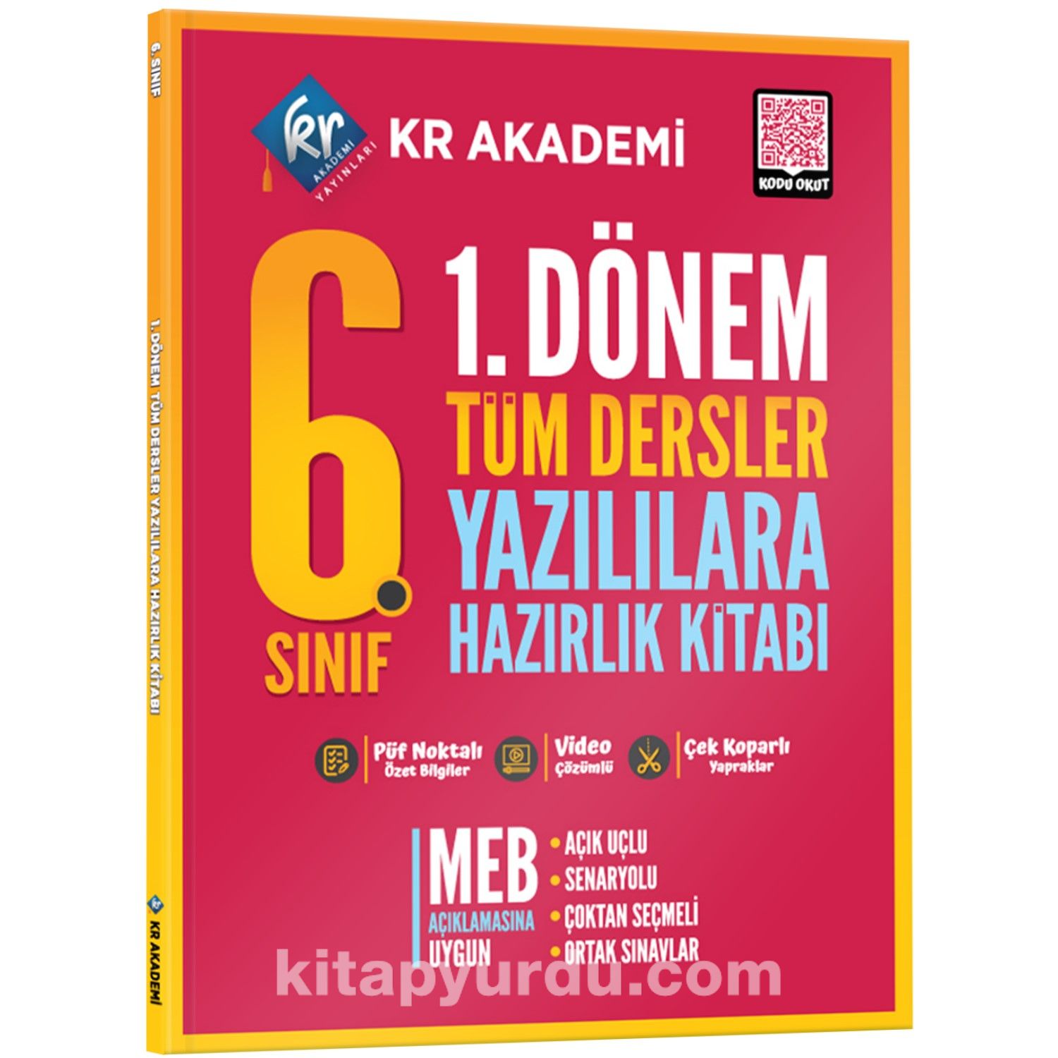 6. Sınıf 1. Dönem Tüm Dersler Yazılılara Hazırlık Kitabı