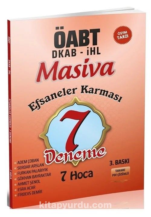 Masiva ÖABT Din Kültürü Efsaneler Karması 7 Hoca 7 Deneme