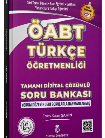 ÖABT Türkçe Öğretmenliği Soru Bankası Çözümlü (Mor Kitap)