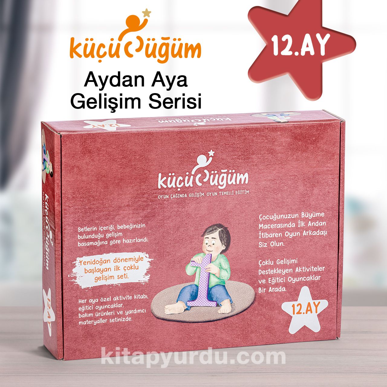 Küçücüğüm Aydan Aya Gelişim Serisi 12. Ay / İyi ki Doğdun Bebeğim!