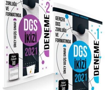 DGS İkizi 2 Özgün Deneme Sınavı Dijital Çözümlü