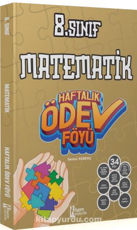 2024 Toys 8. Sınıf Matematik Haftalık Ödev Föyü