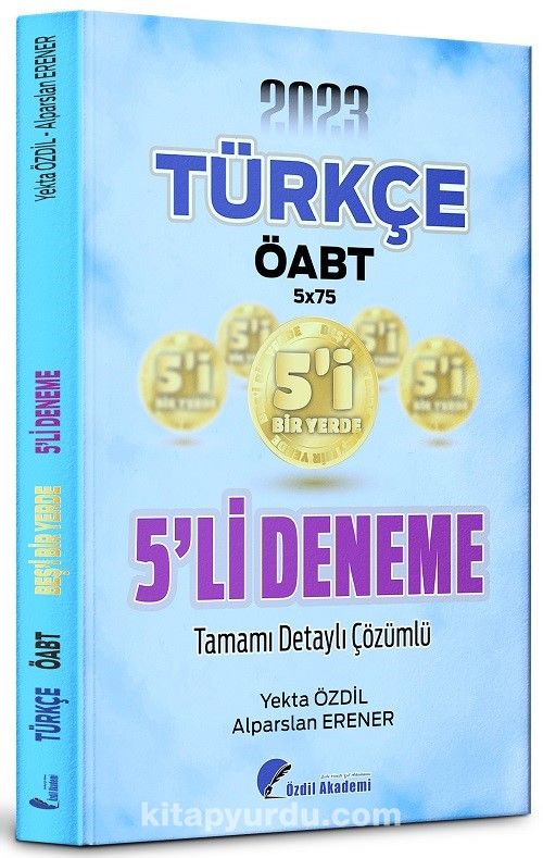 2023 ÖABT Türkçe Öğretmenliği 5 li Deneme Çözümlü