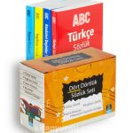 Dört Dörtlük Sözlük Seti ABC İlk ve Orta Öğretim Tdk Uyumlu (4 Kitap Kutulu)