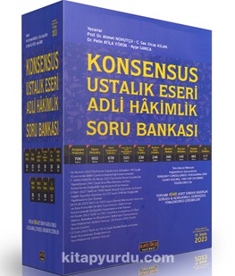 Konsensus Ustalık Eseri Adli Hakimlik Soru Bankası