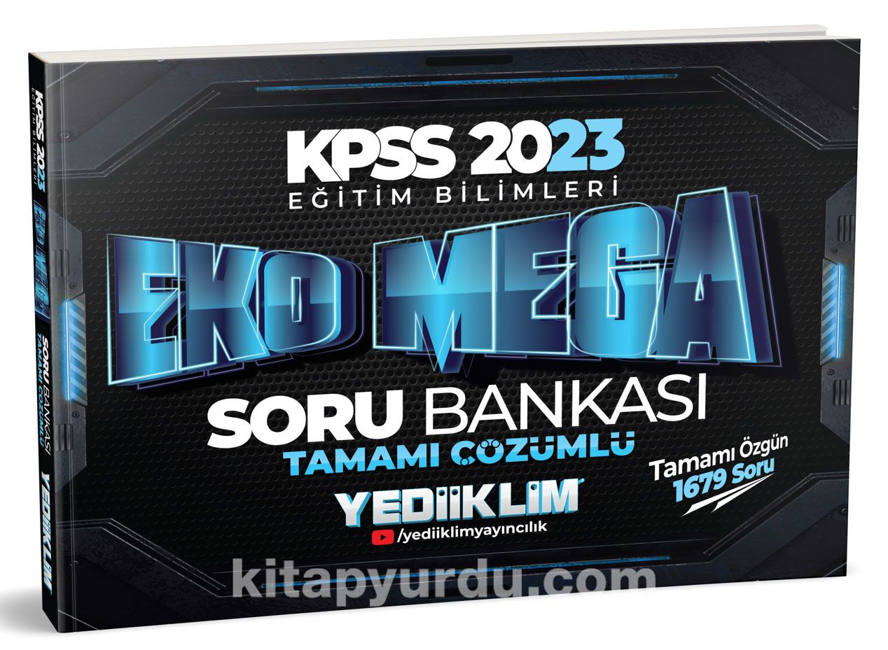 2023 KPSS Eğitim Bilimleri Eko Mega Tamamı Çözümlü Soru Bankası