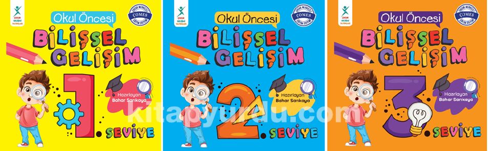 Okul Öncesi Bilişsel Gelişim  Seti  (3 Kitap)