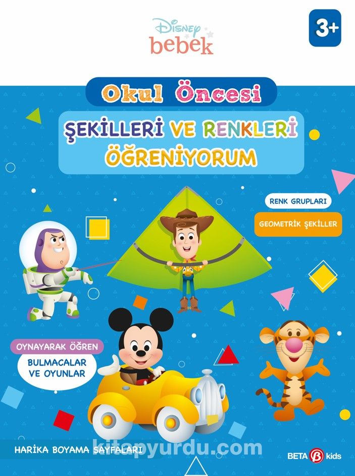 Disney Eğitsel Okul Öncesi Şekilleri ve Renkleri Öğreniyorum